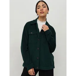 HOUSE OF S Women Corduroy Tailored Jacket with Embroidered image 1