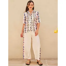 House of Sal Printed Shirt With Trousers Co-Ords-picture-15