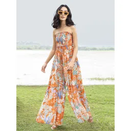 HOUSE OF SOI Off-Shoulder Printed Basic Jumpsuit-picture-32