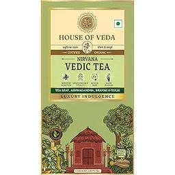 House of Veda Vedic Green Tea with Ayurvedic Herbs | 25 Tea Bags - Organic, Antioxidant-Rich, Immune Boosting, Stress Relief, Metabolism Support, Detoxifying, Natural Energy, Sustainably Sourced-picture-12