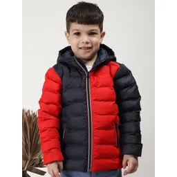 HOUSE OF VEDAS Boys Colourblocked Lightweight Puffer Jacket-picture-21