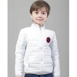 house of vedas Quilted Puffer Jacket with Insert Pockets-picture-18