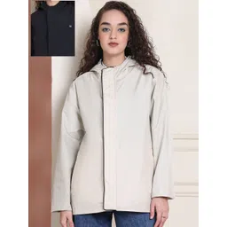 HOUSE OF VEDAS Reversible Waterproof Hooded Rain Jacket-picture-17