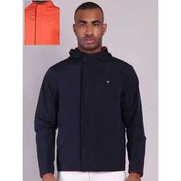 HOUSE OF VEDAS ReversibleWaterproof Hooded Rain Jacket-picture-14