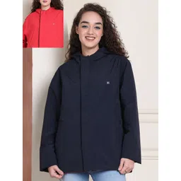 HOUSE OF VEDAS ReversibleWaterproof Hooded Rain Jacket-picture-15