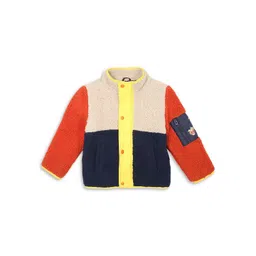 HOUSE OF VEDAS Unisex Kids Colourblocked Lightweight Puffer Jacket-picture-28