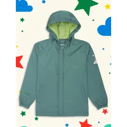 HOUSE OF VEDAS Unisex Kids Windcheater and Water Resistant Outdoor Sporty Jacket-picture-23