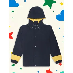 HOUSE OF VEDAS Unisex Kids Windcheater Water Resistant Hooded Sports Jacket-picture-11