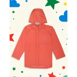 HOUSE OF VEDAS Unisex Kids Windcheater Water Resistant Hooded Sports Jacket-picture-16