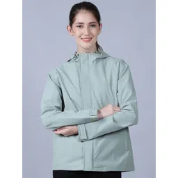HOUSE OF VEDAS Waterproof Hooded Rain Jacket-picture-36
