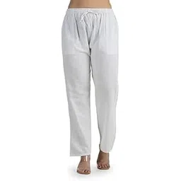 house of white & black One Size Women's Eco-Friendly Cotton Pyjama| Comfortable Casual Trouser Stylish Pajama for Women| Travel Pyjama Pant| Fits Waist Size 28 to 36 Inches-picture-25