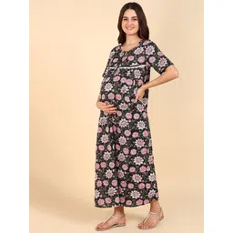 House Of Zelena Printed Maxi Nightdress-picture-35