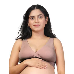 House Of Zelena Women Full Coverage Removable Padded Maternity Bra-picture-38