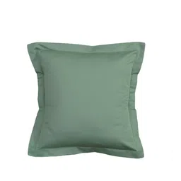 house this Green Cotton Solid 16x16 inches Cushion Covers (Pack of 2) image 2
