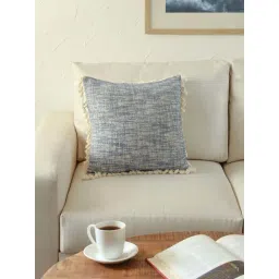 House This Arabian Sea Blue Cotton Cushion Cover-picture-11