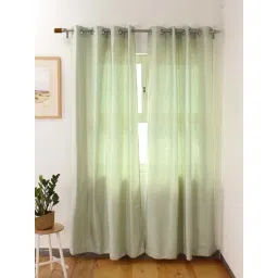 House This Chambal Green Polyester 7ft Door Curtain-picture-17