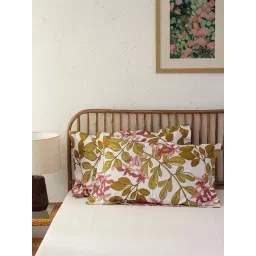 House This Moringa Floral Multicolor 180 TC Cotton Pillow Covers - Set of 2-picture-17
