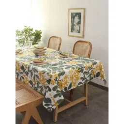 House This Moringa Floral Multicolor 180 TC Cotton Table Cloth-picture-10