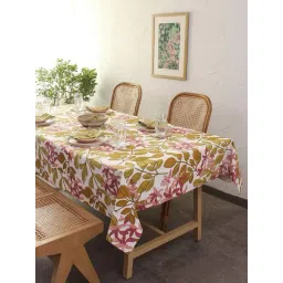 House This Moringa Floral Multicolor 180 TC Cotton Table Cloth-picture-13