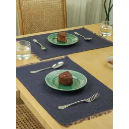 House This Neel Blue Cotton Placemats - Set of 2-picture-40