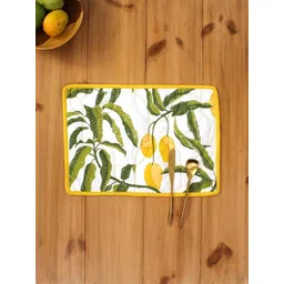 House This Rasaal 2-Pcs Yellow & White Printed Table Placemats-picture-25