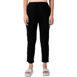 houseofcommon Women Solid Black Track Pants-picture-21