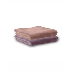 HOUSSE 2-Pcs Grey & Peach-Colored 450 GSM Super Absorbent Ultra Soft Hand Towels-picture-29