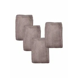 HOUSSE 4-Pcs Grey Vogue-Dotted Hand Towels-picture-37