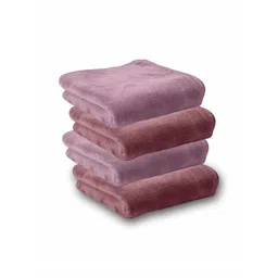 HOUSSE Pink & Mauve 4 Pieces Microfiber 450 GSM Face Towels-picture-18