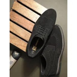 hoversoul Hoversole Men's Charles Black Brogue Shoes-picture-33