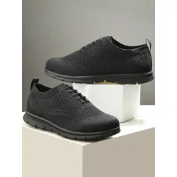 hoversoul Hoversole Men's Lane Black Brogue Shoes-picture-38