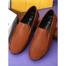 hoversoul Hoversole Men's Rivet Matte Copper Soft Loafers-picture-10