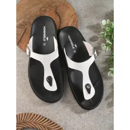 hoversoul Hoversole Men's White T-Strap Sandals-picture-33
