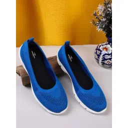 Hoversoul Women's Duroga Ujala Blue Flat Ballets-picture-45