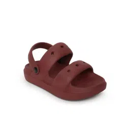 Hoversoul Women's Troiki Deep Maroon Back Strap Sandals-picture-37