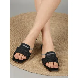Hoversoul Women's Tulum Coal Black Sandals-picture-22