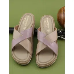 Hoversoul X D'Lorzeri Women's Fluxa Mauve Cross Strap Sandals-picture-33