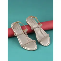 Hoversoul X D'Lorzeri Women's Thyra Rose Gold Back Strap Sandals-picture-21