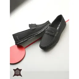 Hoversoul x Nico Nerini Men's Acqua Black Loafers-picture-39