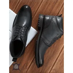 Hoversoul x Nico Nerini Men's Skei Black Derby Boots-picture-13