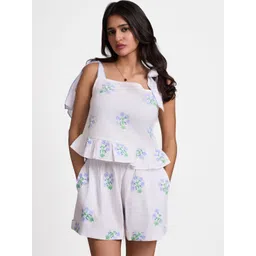 How When Wear Women Cotton Floral Embroidered Shorts-picture-18