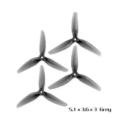 HQ Durable Prop 5.1X3.6X3 Grey (2CW+2CCW)-Poly Carbonate-POPO Triblade Propeller-picture-16