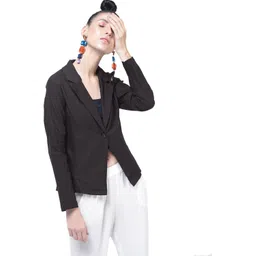 hrikshika fashion Women Solid Single Breasted Casual Blazer-picture-22