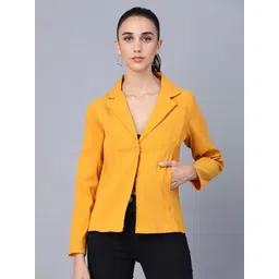 hrikshika fashion Women Solid Single Breasted Casual Blazer-picture-32