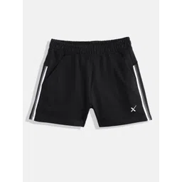 HRX by Hrithik Roshan Boys Black Solid Pure Cotton Sports Shorts-picture-21