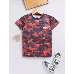 HRX by Hrithik Roshan Boys Printed Rapid Dry Active T-shirt-picture-29