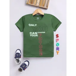 HRX by Hrithik Roshan Boys Typography Printed Rapid-Dry T-shirt-picture-29