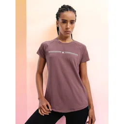 HRX by Hrithik Roshan Brand Logo Print Raglan Sleeves Slim Fit Sports T-shirt-picture-13