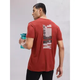 HRX by Hrithik Roshan Brand Logo Printed Rapid-Dry Running T-shirt-picture-19