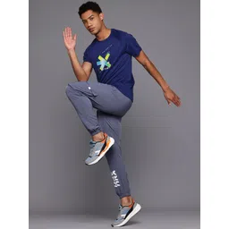 HRX by Hrithik Roshan Brand Logo Printed Rapid-Dry Running T-shirt image 4